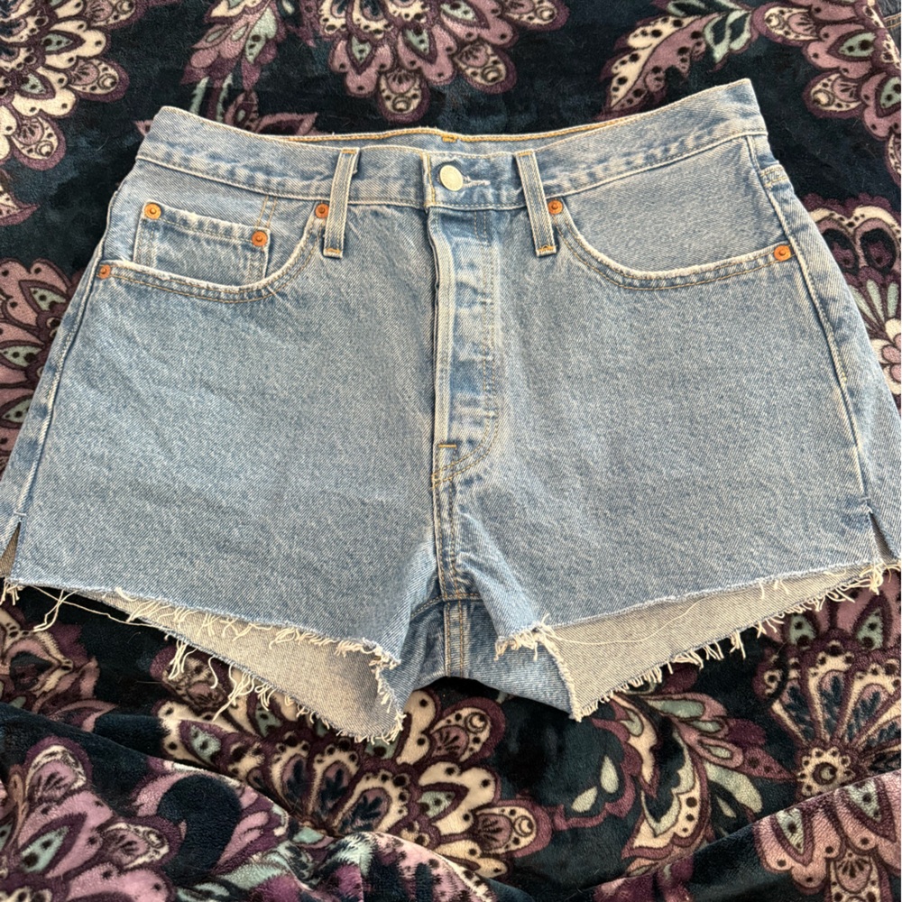 Levi's Blue Denim Shorts